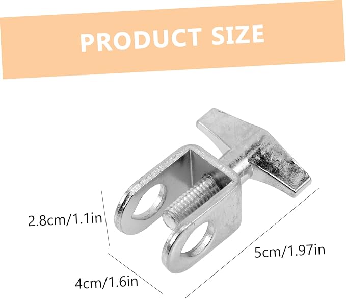 Clip soporte ajustable para cowbell en batería miniatura 2
