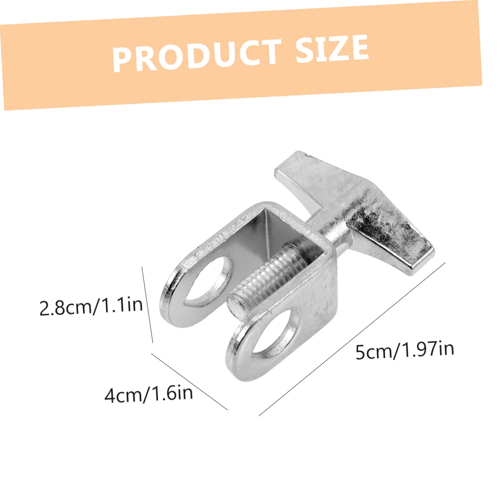 ibasenice Drum Kit Cowbell Clamp Mounting Clamps for Drum Cowbell Mounting Bracket Sturdy Metal Clip