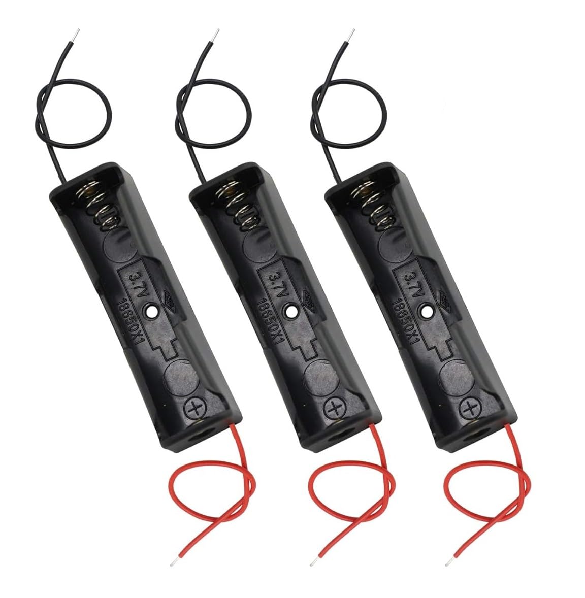 KITS4CREATORS 3pcs 18650 Battery Holder Single 1x 3.7V 18650 Battery Holder 18650 Battery Holder with Wires…-picture-14
