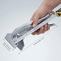 Vista 2 de QWORK Abrazadera de chapa de bloqueo de 10 pulgadas, paquete de 2 herramientas de alicates de bloqueo de soldadura, herramienta de agarre de chapa