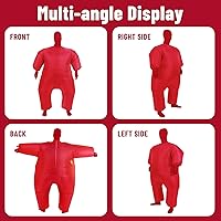 Vista 31 de YEAHBBER Disfraz inflable para adultos, disfraces inflables para adultos, tamaño de adulto, trajes inflables para el cuerpo, pantalones, 14 x 3 x 12