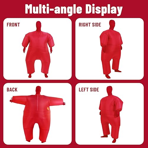 Miniatura 31 de YEAHBBER Disfraz inflable para adultos, disfraces inflables para adultos, tamaño de adulto, trajes inflables para el cuerpo, pantalones, 14 x 3 x 12