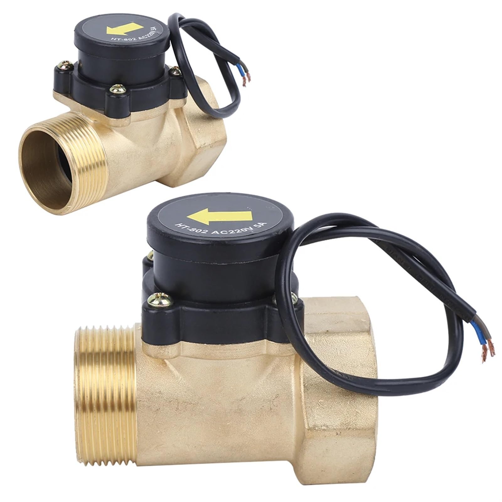 HT-802 Sensor de bomba de agua de 220V, Sensor de bomba de agua, interruptor de Control automático de presión electrónica de latón, hilo femenino G1 de 5 pulgadas