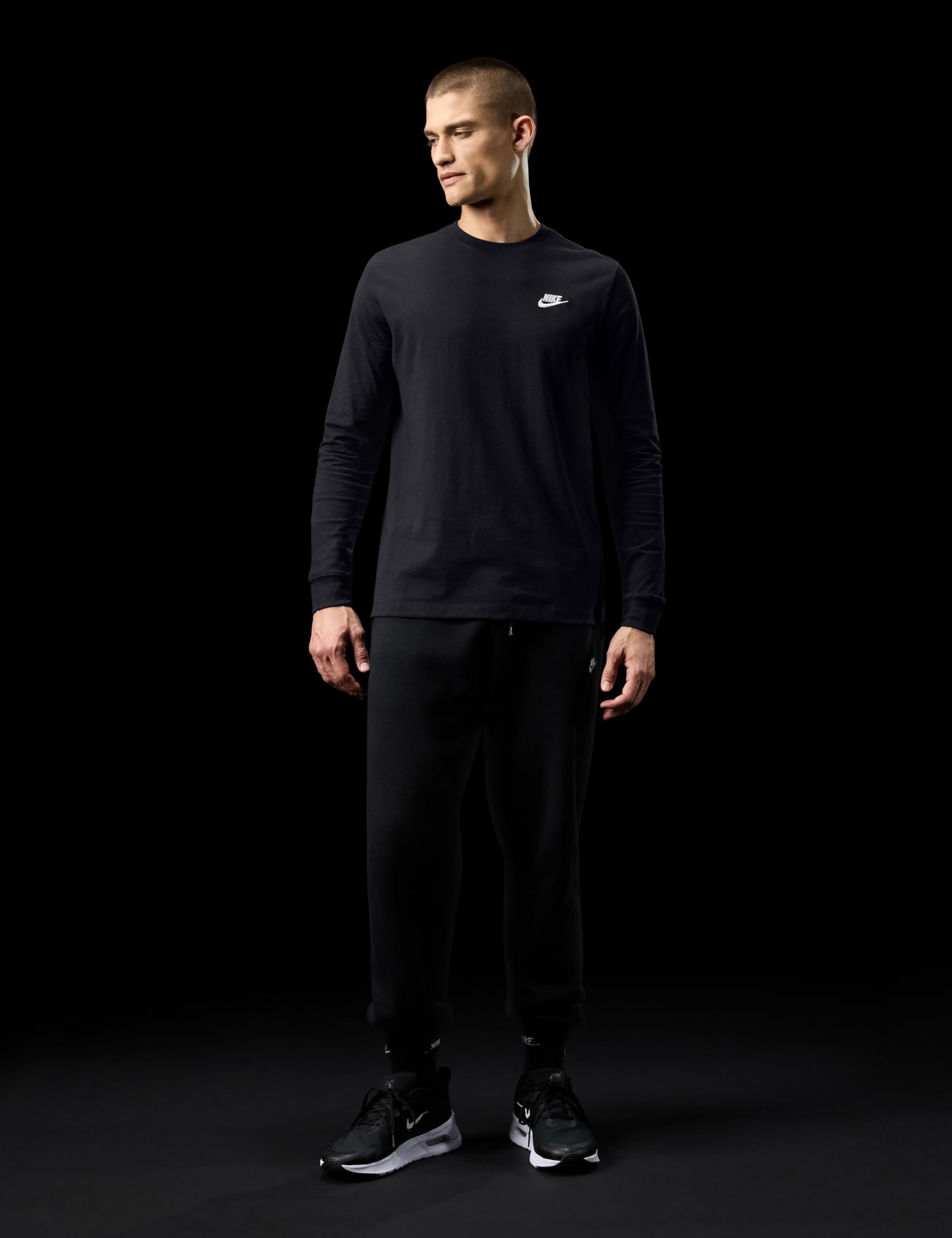 NIKE Koszulka z długim rękawem Mężczyźni M Nsw Club Tee - Ls- Ar5193