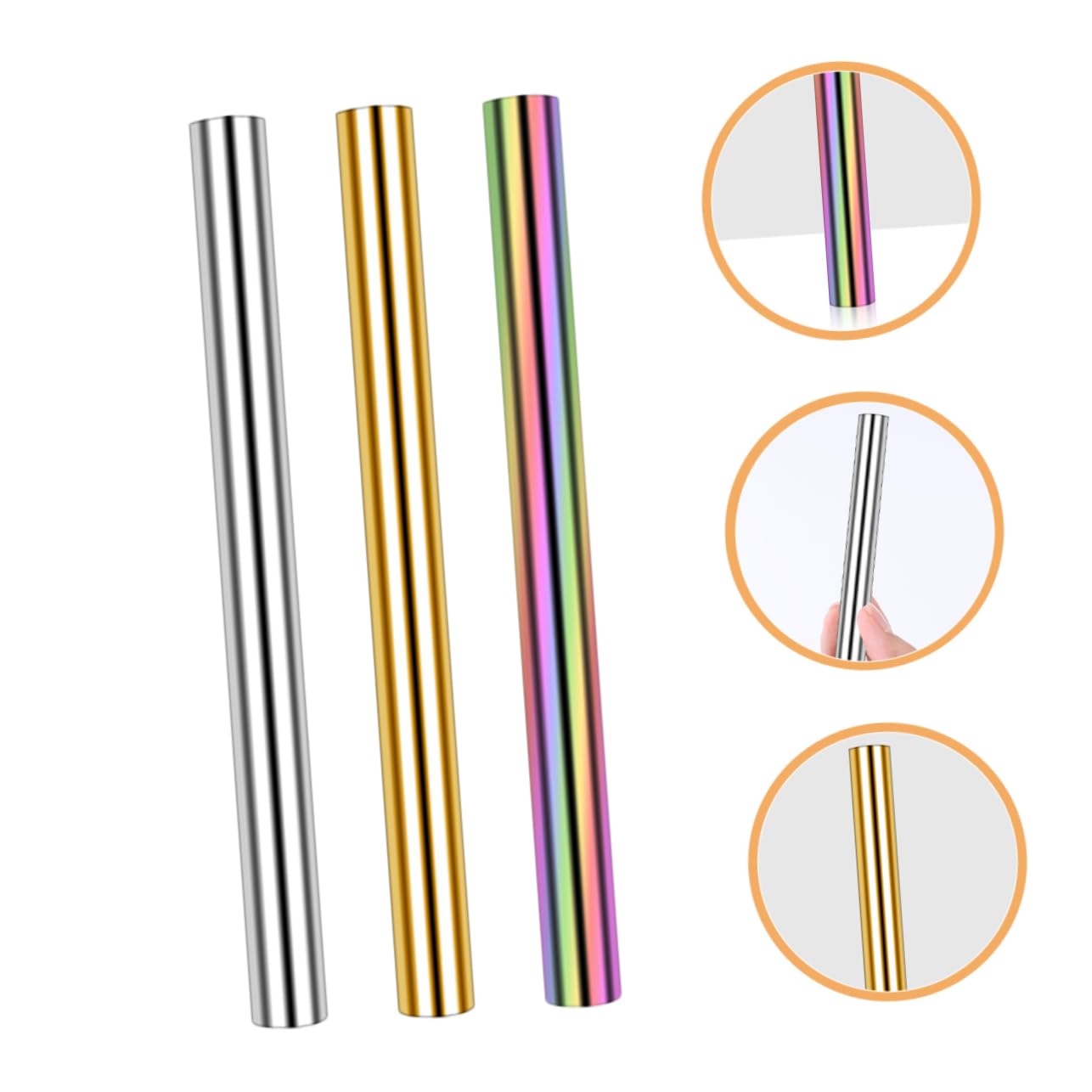 Healeved 2 Set Di Magneti Per Unghie in Acciaio Inossidabile Per Nail Art A Forma Di Occhio Di Gatto Strumento Magnetico Rapido Per Unghie 3 Pezzi * 2