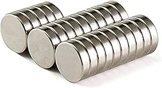 10pcs Decorative Refrigerator Magnets Premium Brushed Nickel Fridge Office Magnets 16x3mm