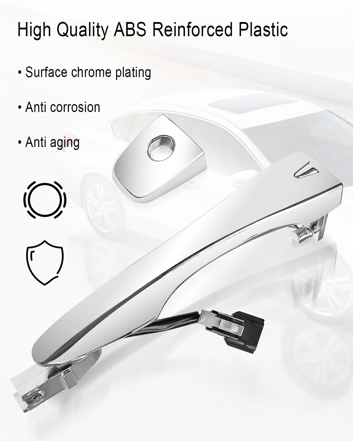 Amazon.com: QLZOZB Front Left Side Exterior Door Handle Fit