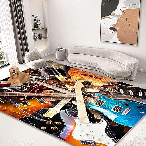 kksme Guitar Music 5x6 Rug