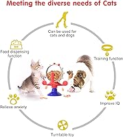 Vista 4 de Juguete Dispensador de Golosinas para Gatos y Perros - Alimentador Interactivo para Gatos Juguetes Alimentadores de Comida para Mascotas Dispositivo