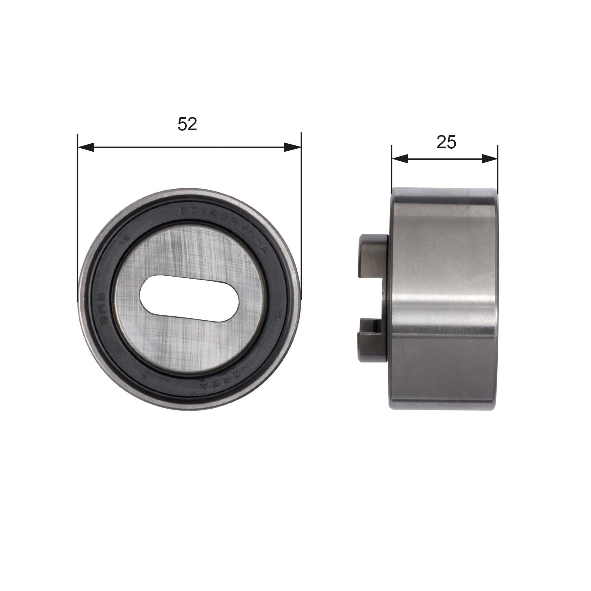 GATES Kit cinghia di distribuzione K015274XS 107 denti 22mm 856mm per KIA PRIDE DA, MAZDA 323 F VI BJ