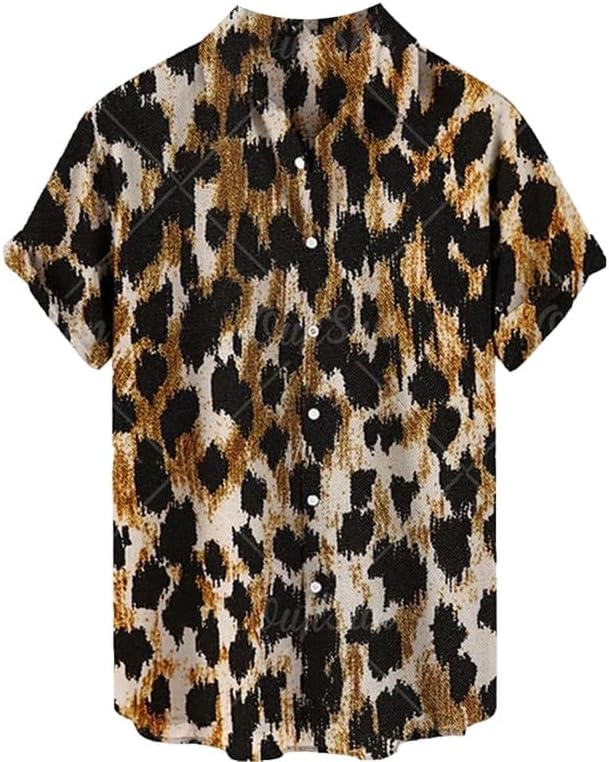 Camisas De Manga Corta Hombre Las Mejores Ofertas En Animal Print