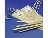 Basswood Strip 1&sol;16" H X 3&sol;16" W X 24" L Basswood45