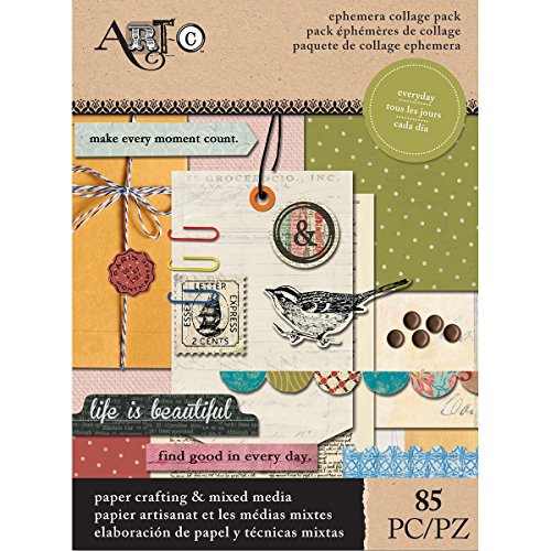 Momenta 29377 Art-C Ephemera Collage Pack-Perched, 85/Pkg