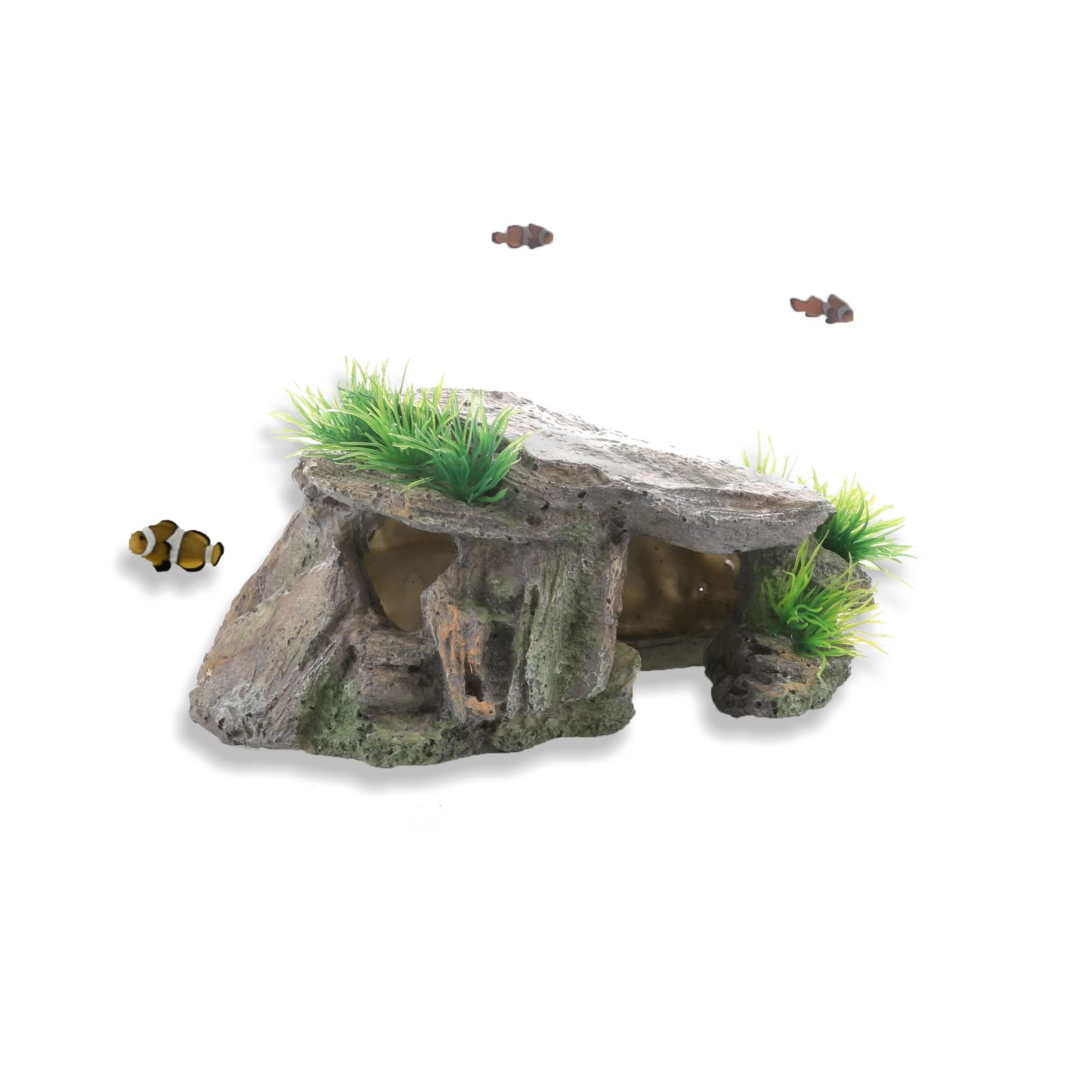 Rock Aquarium Decorations | Resin Fish Tank Mountain Cave Ornaments| Fish Sleep Rest House| Fish Tank Accessories| Aquarium Decorations Cave