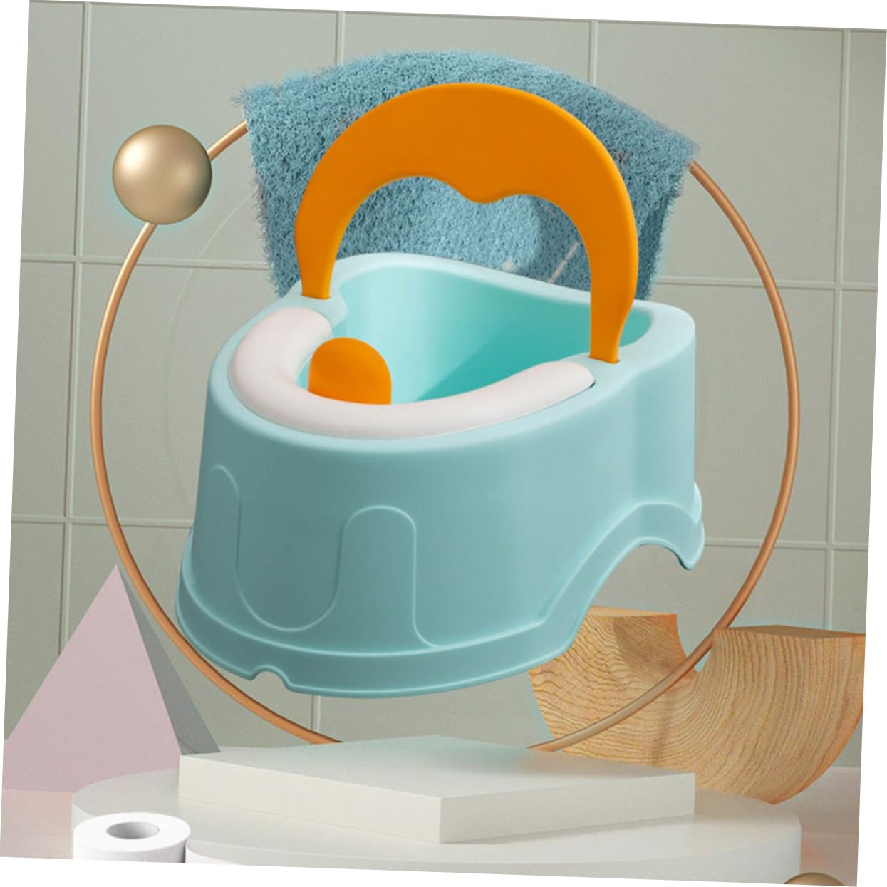 ORFOFE 1pieza Inodoro Infantil Portátil Lavabo Para Niño Niña Diseño Práctico y Ligero Para Viajes y Entrenamiento De Baño