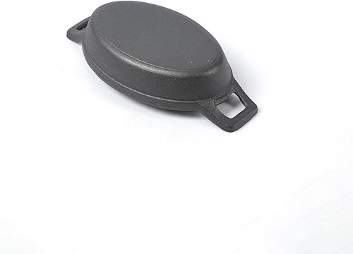 Miniatura 24 de HAWOK Mini servidor ovalado de hierro fundido de 12 oz Set de 6.. Negro03