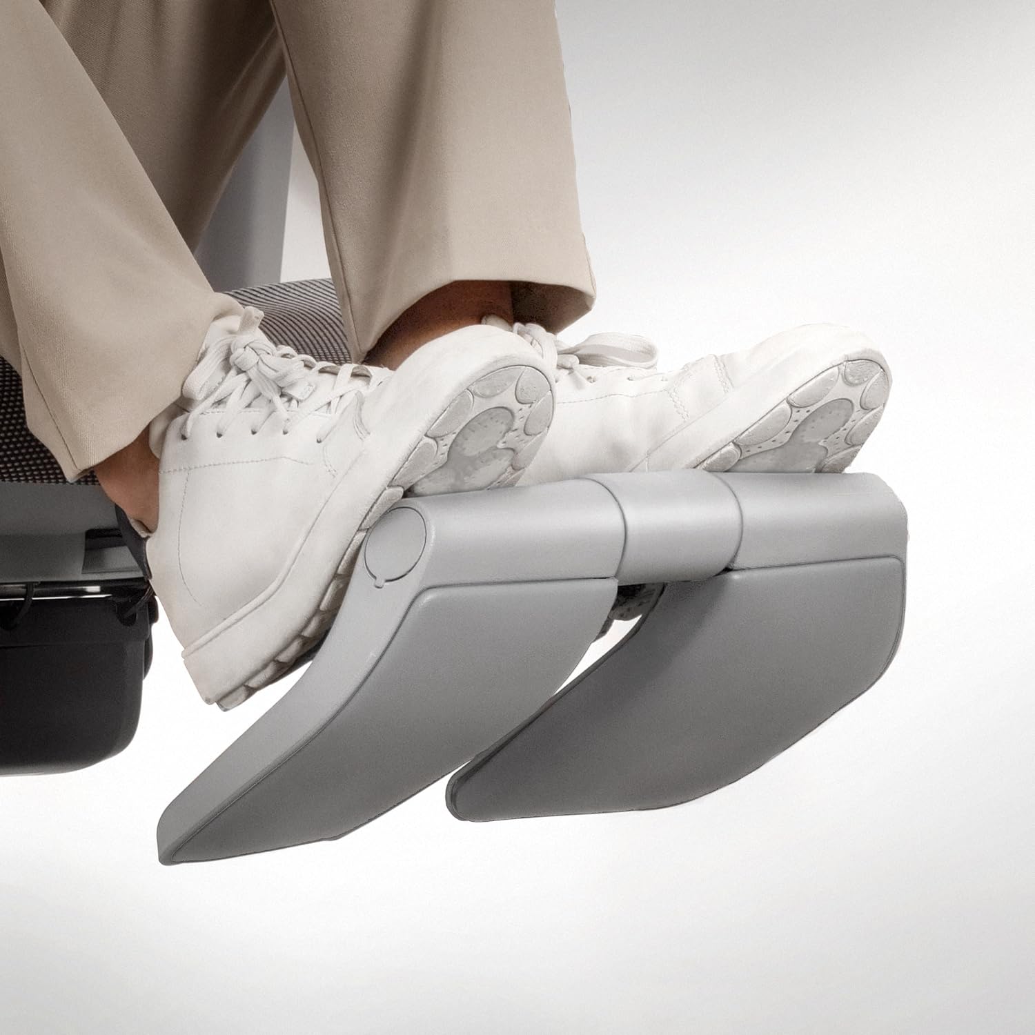 Hinomi H2 Pro Repose-pieds pour Chaise de Bureau - Repose-pieds Ergonomique Réglable avec Mousse Mémoire, Base Anti-Dérapante, Compatible avec les Modèles de Chaise Hinomi X1/X2 (Noir)