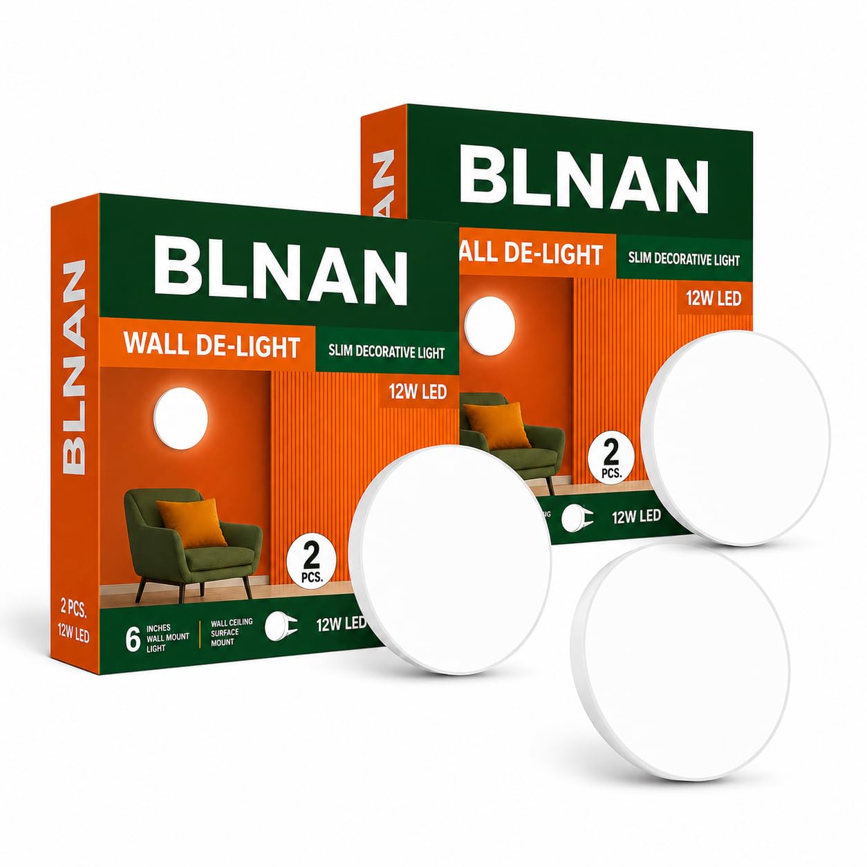 BLNAN Motion Sensor Light for Home Rechargeable LED, PIR Motion Sensor Night Light Wireless, Auto On/Off Closet Wardrobe Cabinet Light, Magnetic Stick-On Indoor Lighting for Stairs Kitchen Hallway-picture-30