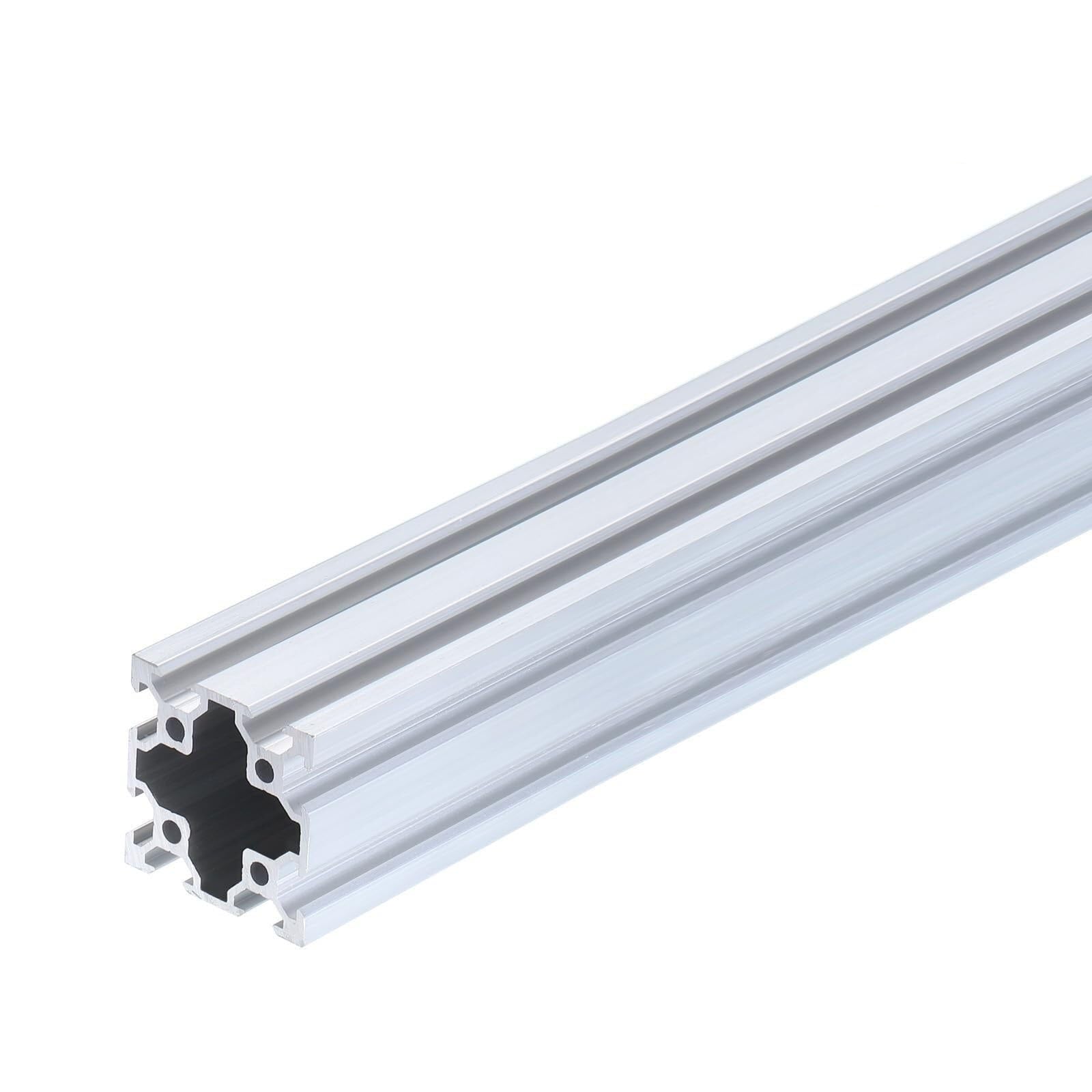 Ranura de perfil de aluminio, Ranura de aluminio del doble V perfil 4040 for los muebles DIY y las longitudes múltiples estantes(550mm 21.65" long)