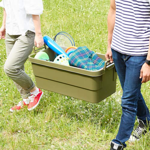 Amazon｜（5点セット）（道具箱）トラスコ中山 50L OD色 ODC50 8037