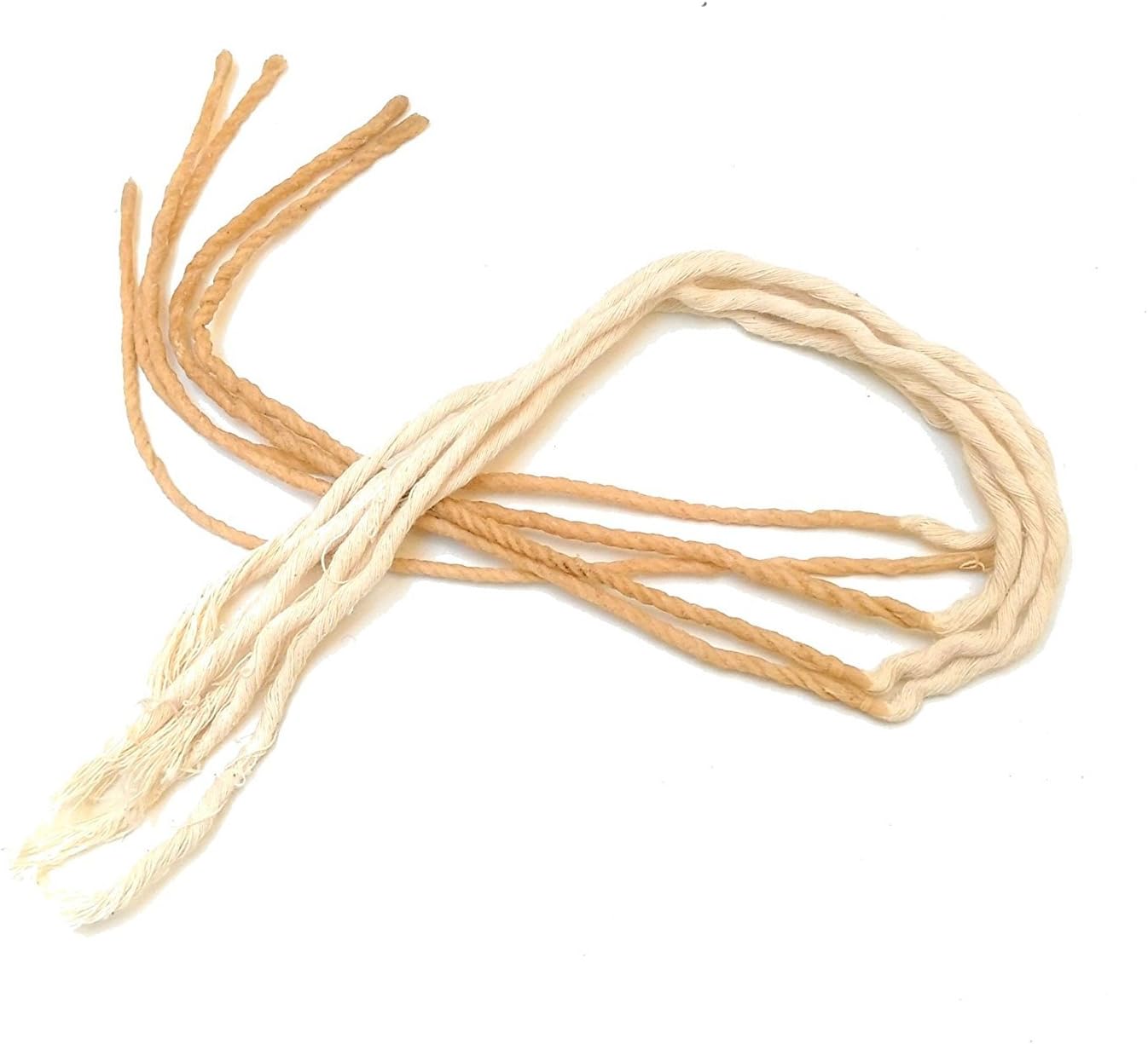 PrimeSurgicals Cotton Thread Traditional Sutra Neti Kriya with Wax for Yoga Set of - (5)