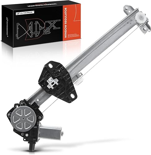 Miniatura 1 de A-Premium Elevalunas eléctrico con motor (2 pines) compatible con Honda Accord 2008-2012 Crosstour 2012-2014 lado del pasajero trasero