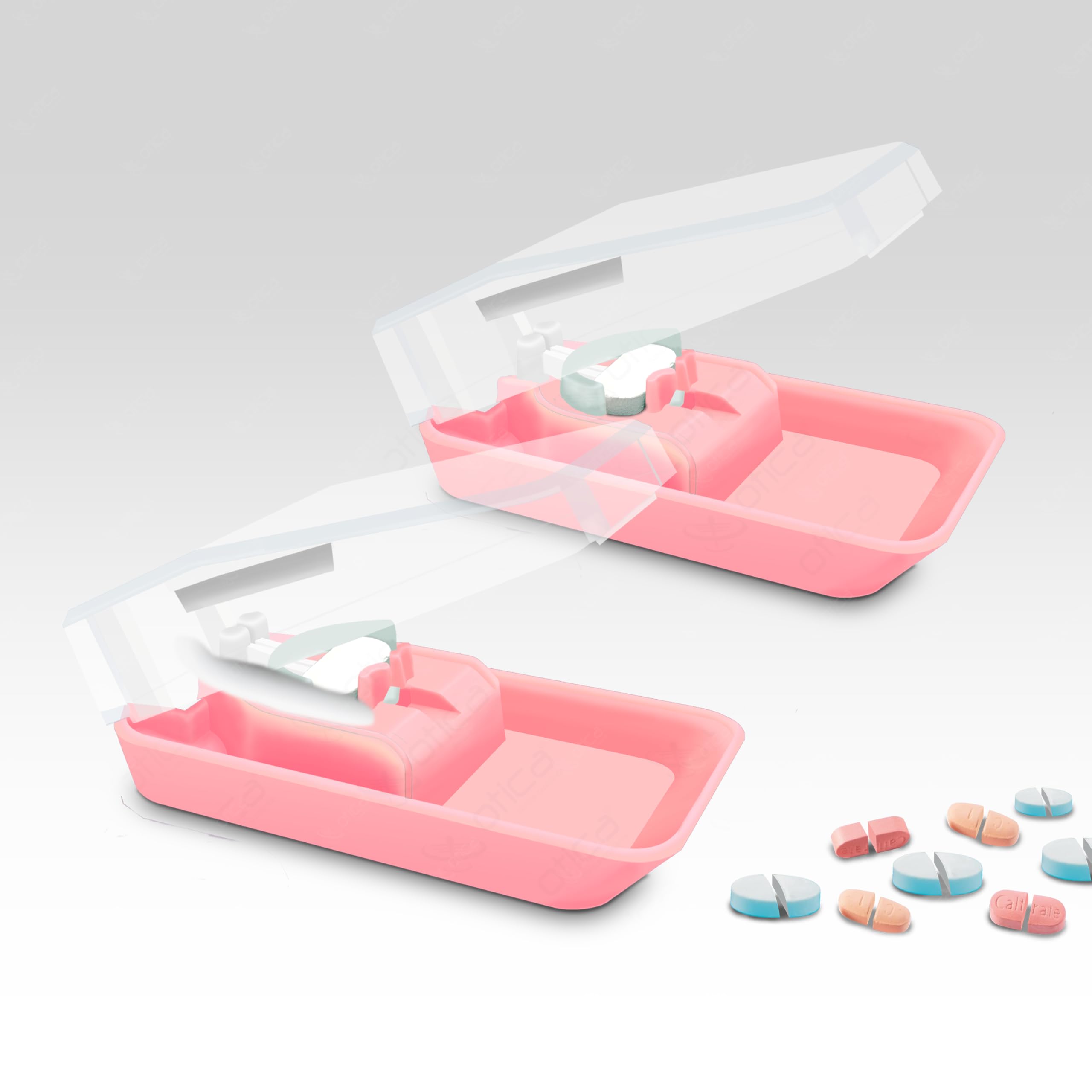 OTICA Best Pill Cutter and Splitter Daily Usage, Safely Cut Pills and Vitamins Tablets, Use Our Petent Design Pill Cutter For Precise Separation , Easy Pill Centering Technology, Stainless Steel Blade, Travel Sized (1) — Amazon image 11