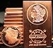 Half Pound .999 Fine Copper Bullion Art Ingot Bar Finest Quality