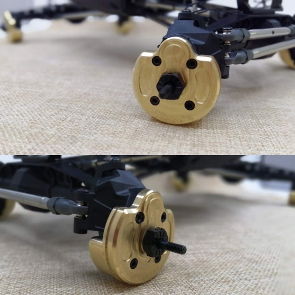 Srliya Brass Heavy Weight, Stable and Axial Capra AXI232006 RC Car Portal Drive Housing Upgrade Weight 2pcs - Image 3