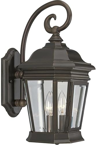 Miniatura 7 de Progress Lighting P5672-108 Crawford Outdoor, 10 pulgadas de ancho x 29 pulgadas de alto, bronce