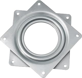 OZXZH 1 Soporte Giratorio de Metal de 2, 3 y 6 Pulgadas con rodamiento Giratorio de Varios Grados for exhibidor de Muebles.(71MM)