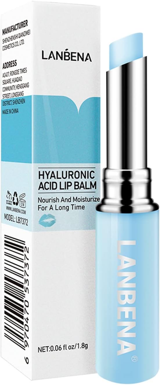 Pepisky Hyaluronic Acid Lip Balm Lip Plumper Natural Extract Fade Lip Lines Nourishing Moisturzing Lipstick Long-lasting Lip Care Daily Use