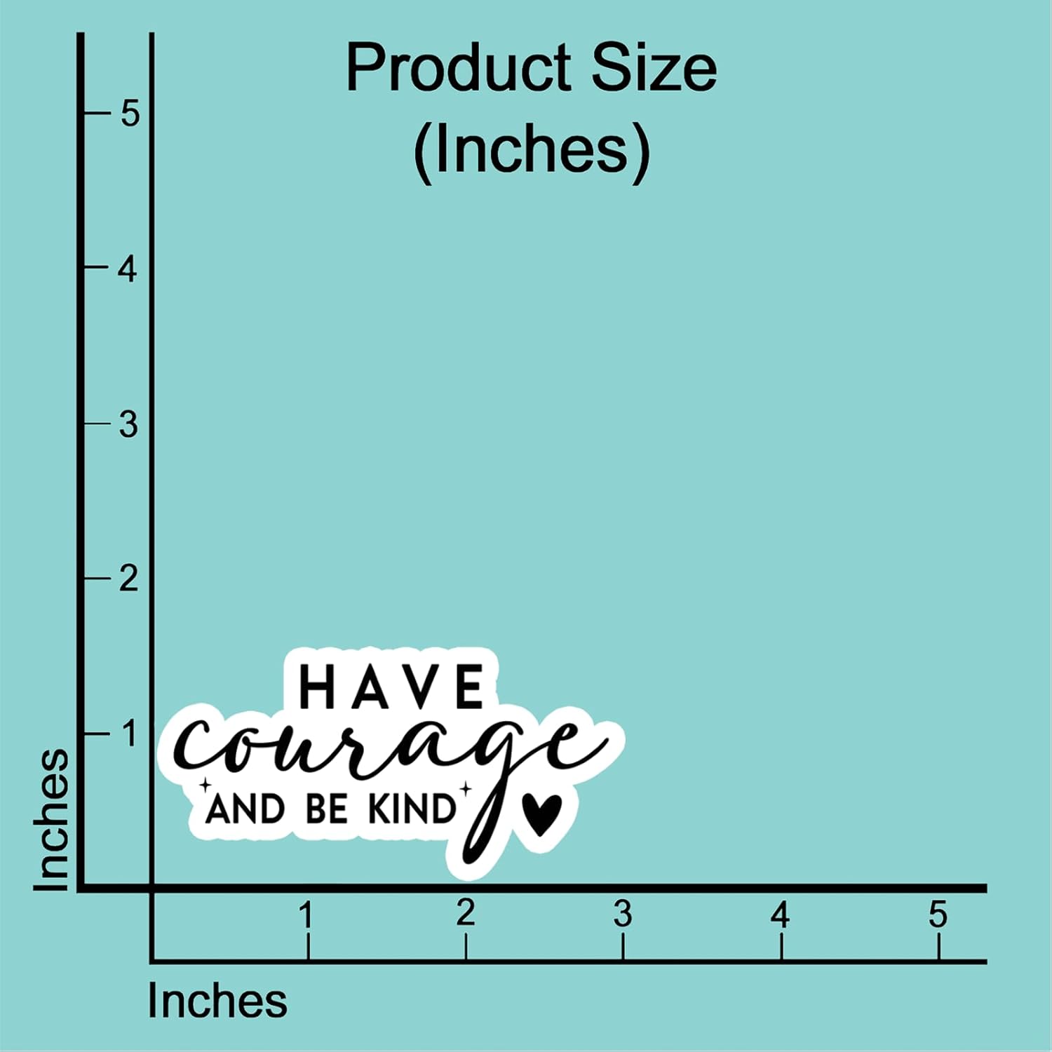 (3Pcs) Have Courage and Be Kind Stickers Motivational Quotes Stickers Decal Waterproof Vinyl Stickers Adult for Laptop Kindle Car Tumbler Water Bottle Mug Phone Notebook Helmet Size 3”x1.5” - Image 4