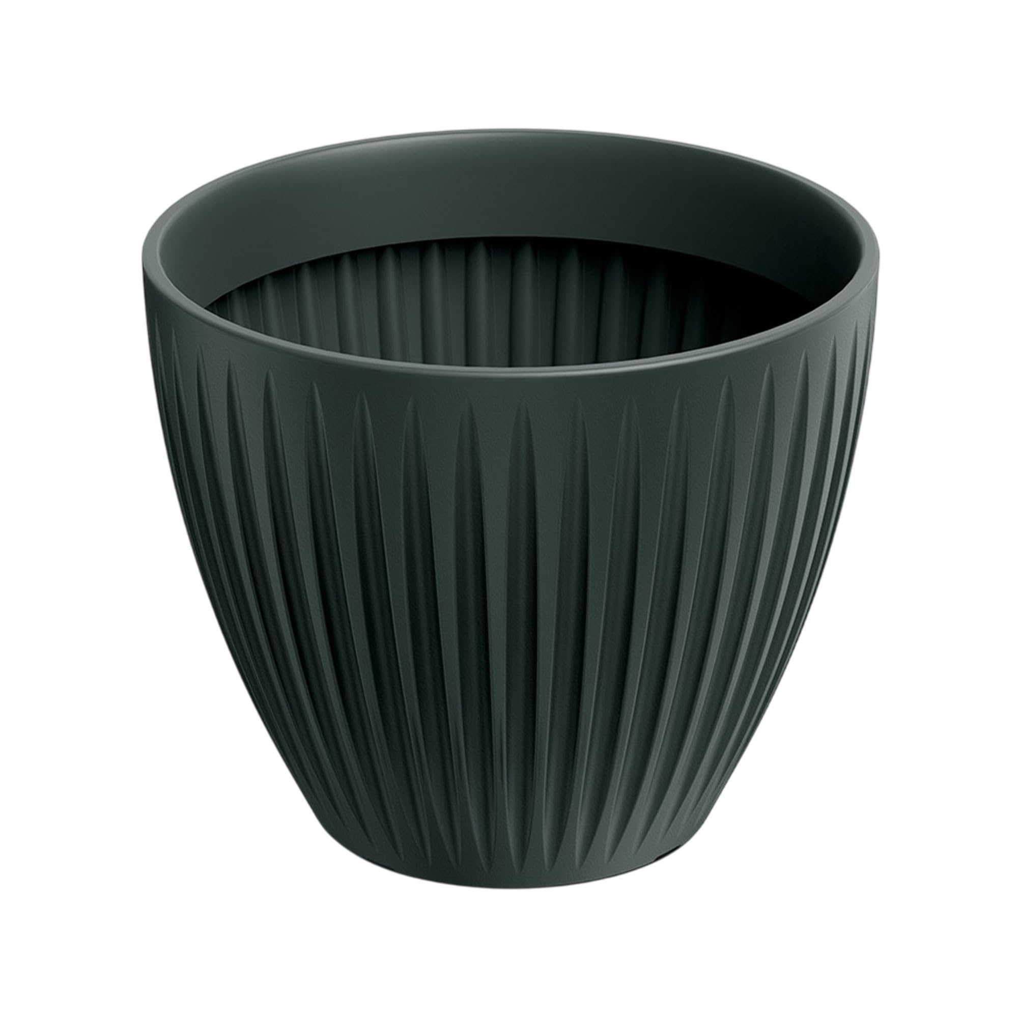 Prosperplast Planter Latia Round Ø30x25 Anthracite, 11,6L