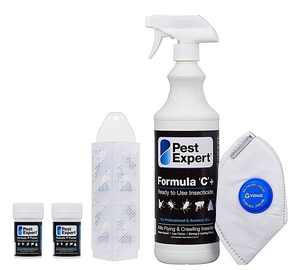 Buy Pest Expert Carpet Moth Killer pack Formula ‘C’ Moth Spray 1ltr