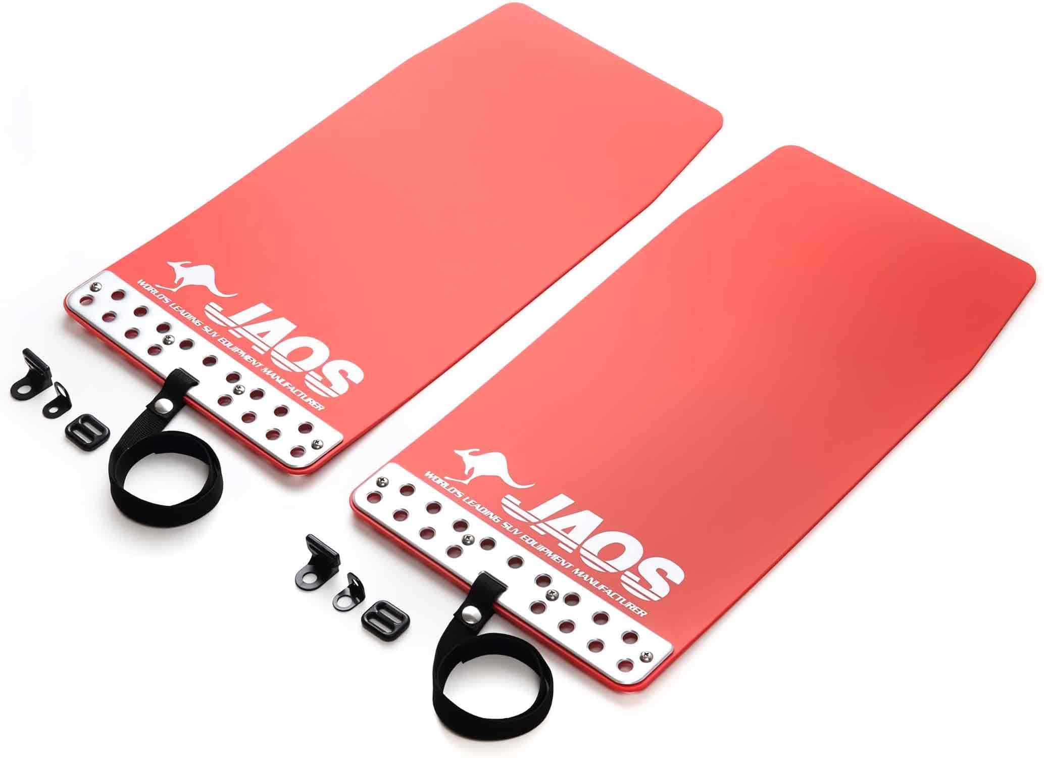 Amazon | ジャオス(JAOS) JAOS マッドガードIII フロントセット レッド 
