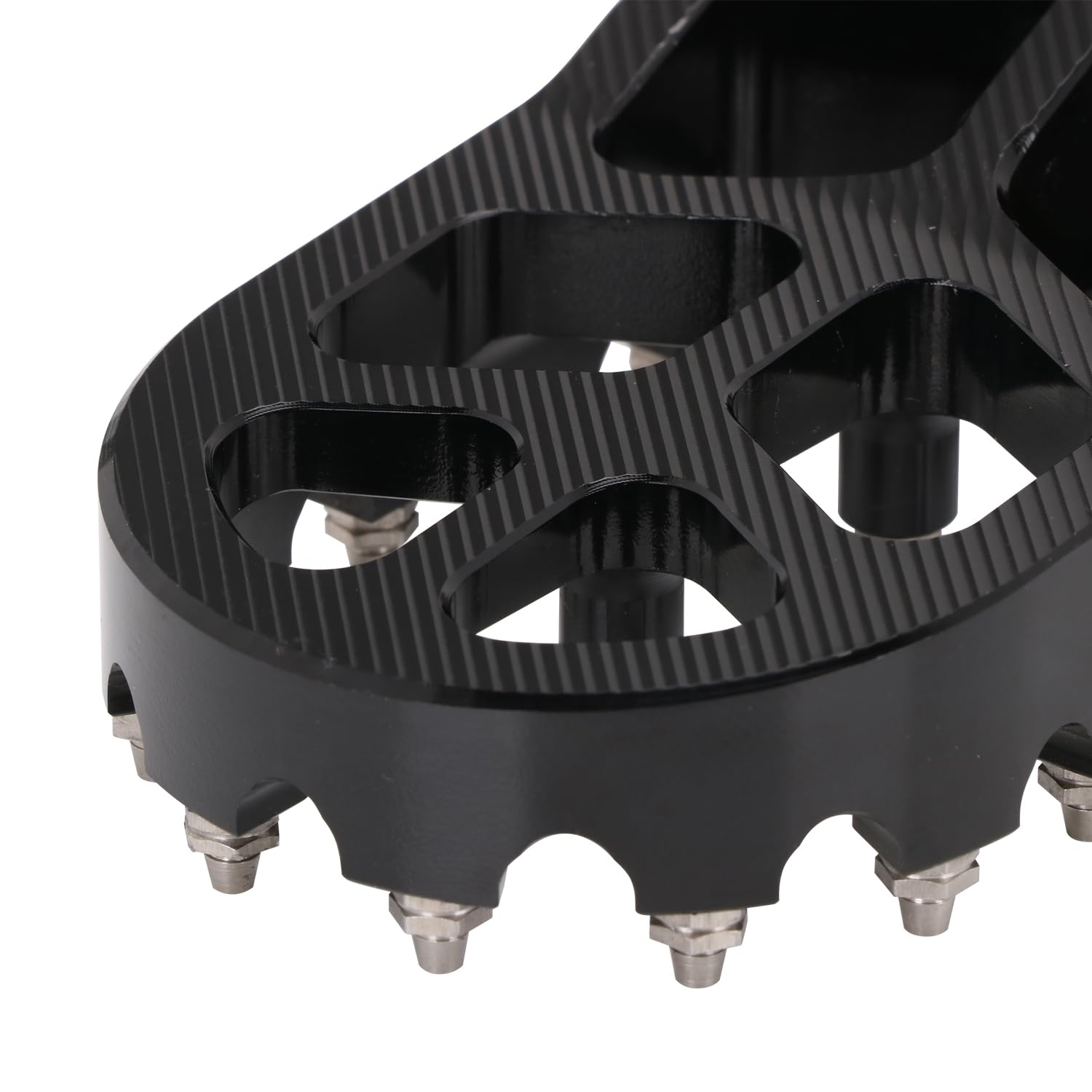 Motorrad-Fußrasten für Husqvarna, Dirt Bike Fußrasten CNC-Aluminium für HQV TC TE FC FE FS Husky TC TE FC FE FS 65-501CC Enduro Pit Dirt Bike Motocross Supermoto Schwarz