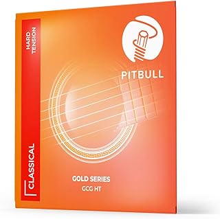 Pitbull Classical Guitar Strings Gold Series Nylon Hard Tension Concert Strings GCG HT