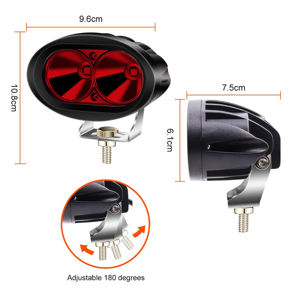 Fari Led Trattore Agricolo Led Fari Da Lavoro Antom Faro Da Lavoro LED,7'' Cree 2 PCS 240W LED Faretti Led Auto 12V 24V Faro Da Lavoro 6500K Faretto Led Per Fuoristrada Faretti