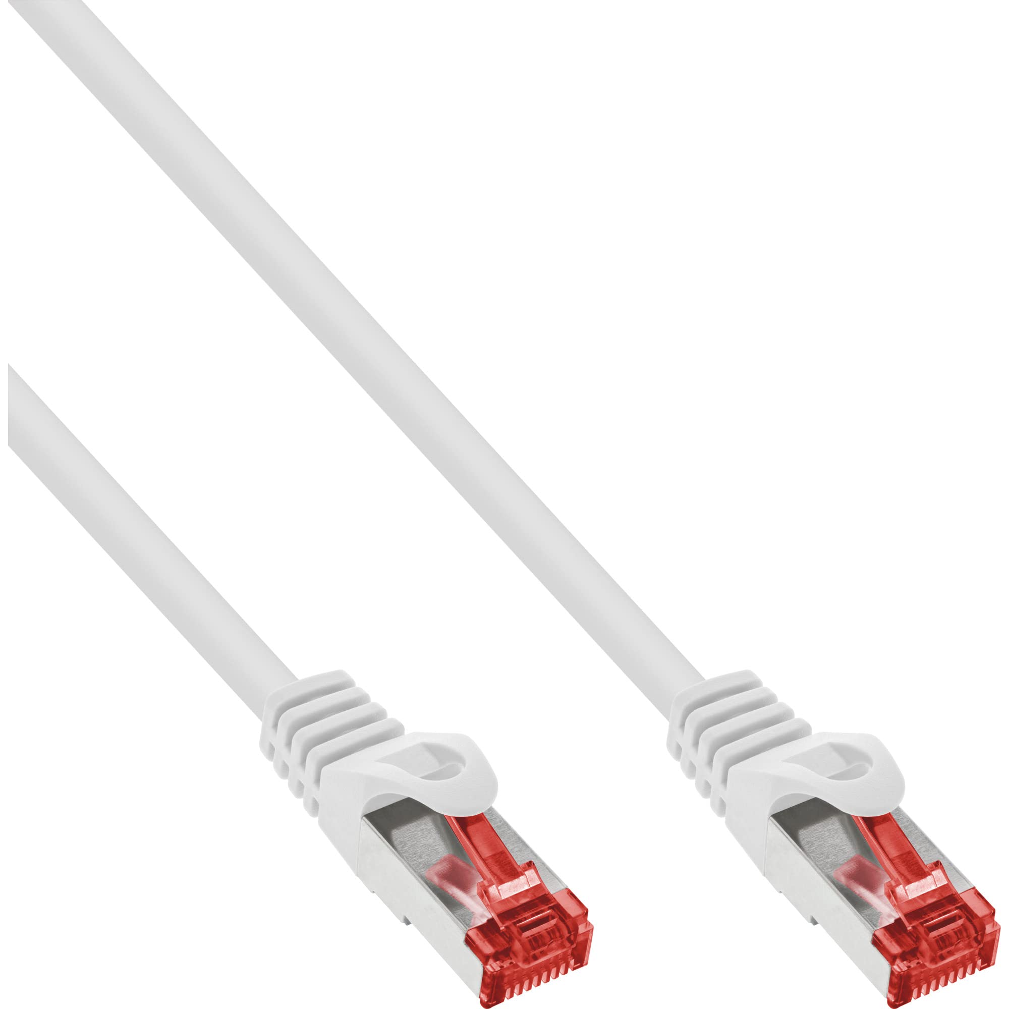 InLine 76122W Patch Cable S/FTP (PiMf) Cat 6 250 MHz PVC CCA White 0.25 m
