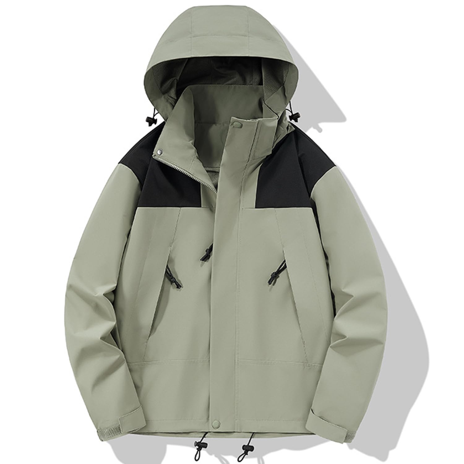 Chaqueta impermeable para mujer ligera y cortavientos con capucha 6