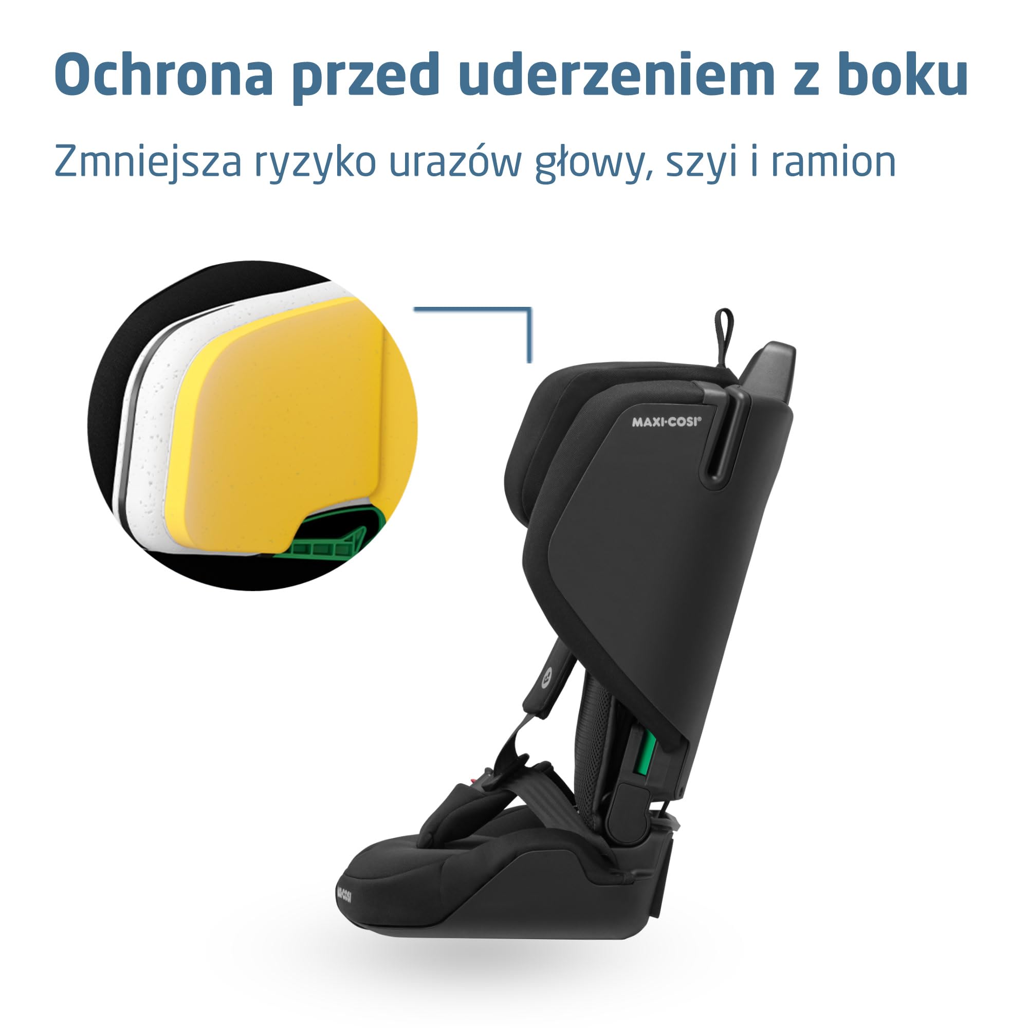 Maxi-Cosi Nomad Plus2, Składany Fotelik, 76-105 cm, Authentic Black