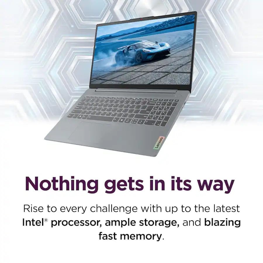 Image of Lenovo IdeaPad Business Slim 3i Laptop Computer, 15.6 inch Full HD Display, Intel i3-N305 CPU, 8GB LPDDR5 RAM, 128GB SSD, Lightweight, Long Battery Life, WI-FI 6, Windows 11 with Microsoft 365