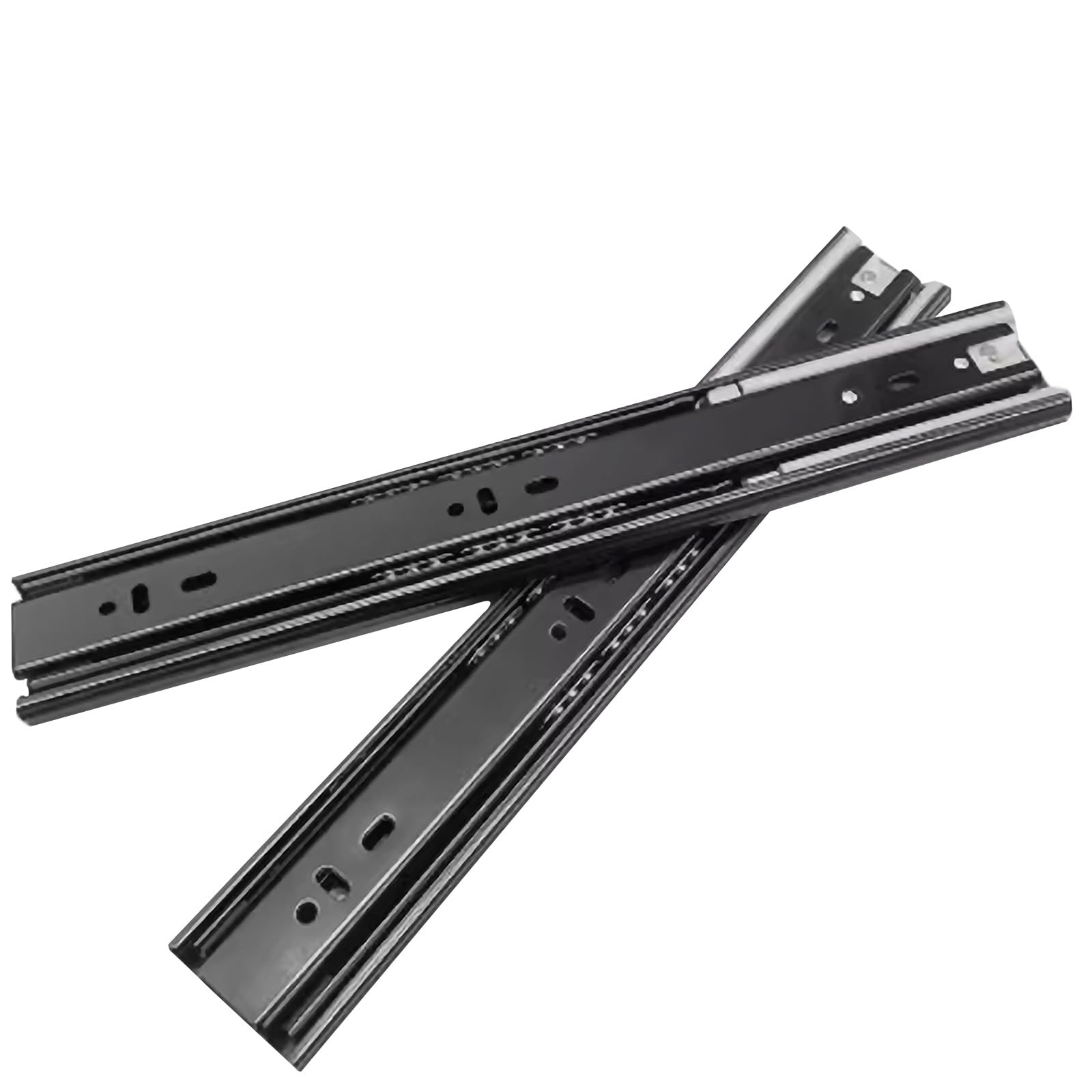 Heavy Duty Soft Close Cassetti scorrevoli scorrevoli scorrevoli, capacità di carico 45 kg, confezione da 2 per mobili e armadi