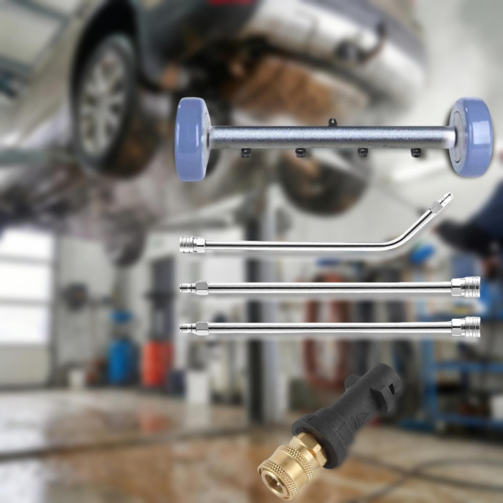 KESOTO Idropulitrice, autolavaggio, Scopa ad Acqua, Multiuso, Universale, Premium, 4000 PSI, detergente per sottoscocca, per, Veicoli SUV, Grigio