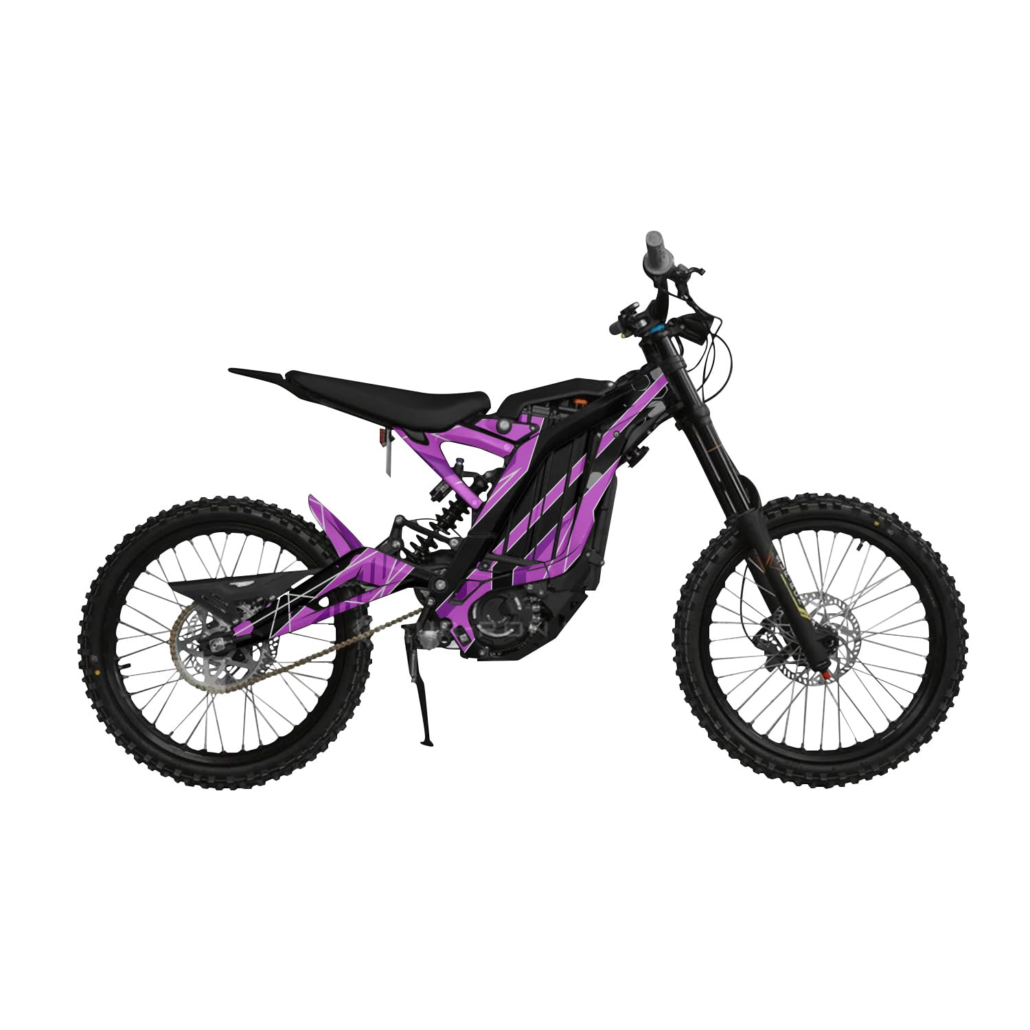 Surron Light Bee Graphics Kit Wrap - Racing Chaos Magenta - Sur-Ron Skin - Premium 3M Vinyl Protective Wrap Decal Cover - Easy to Apply | Crafted in The USA by MightySkins