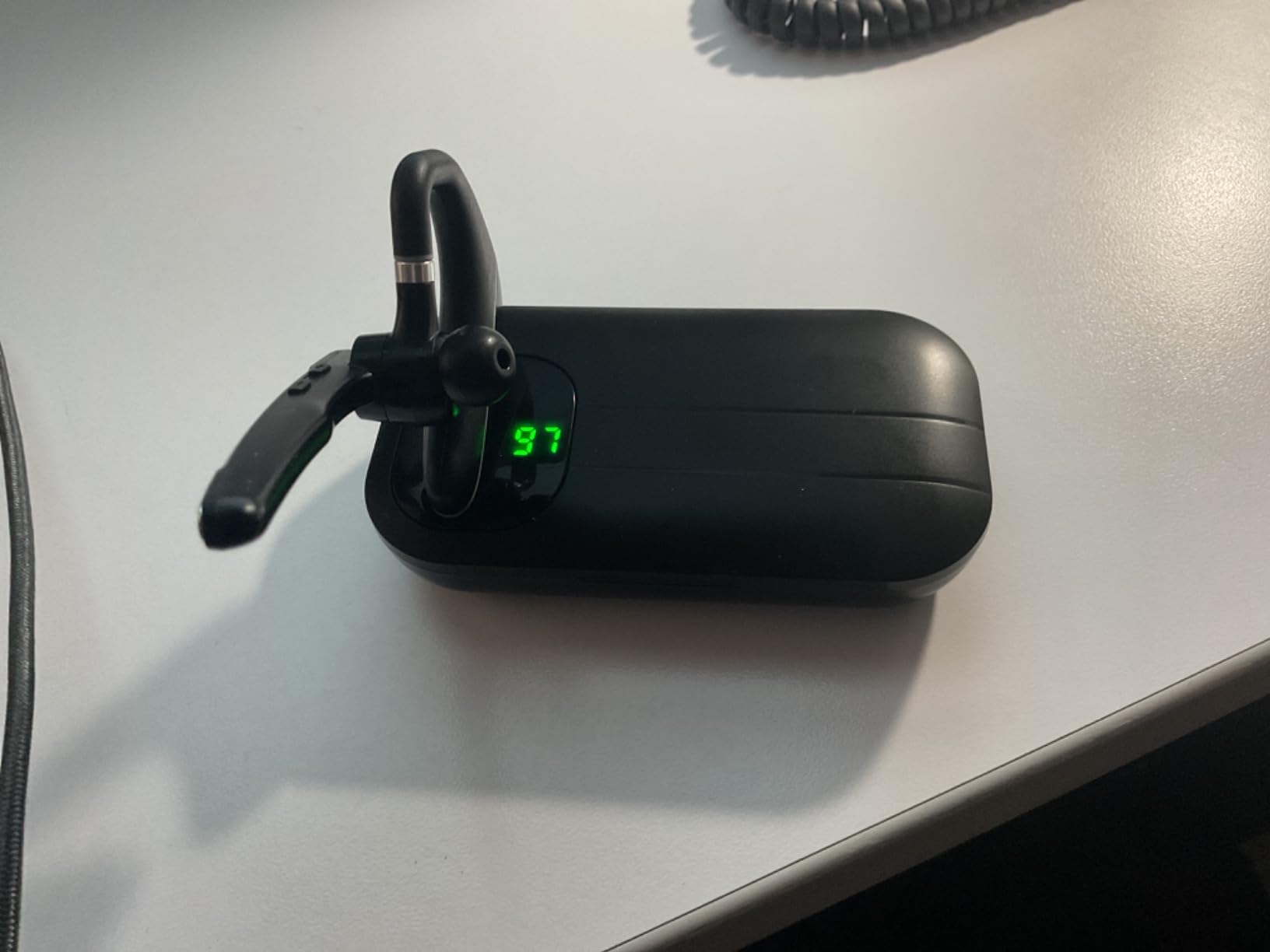 EKVANBEL Bluetooth Headset V5.3, Wireless Earpiece with