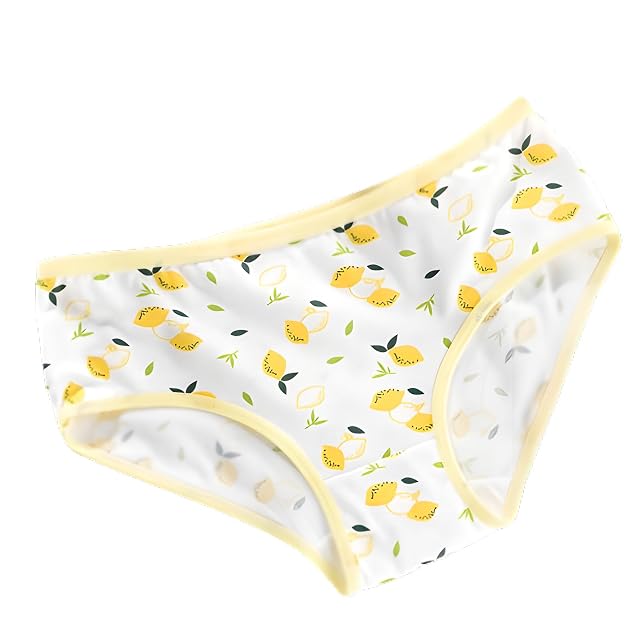 Akklian Womens Super Stretch Underwear Comfort Fit Brief Bikini or Thong Panties Cute Print Cotton Hipster Panties Regular