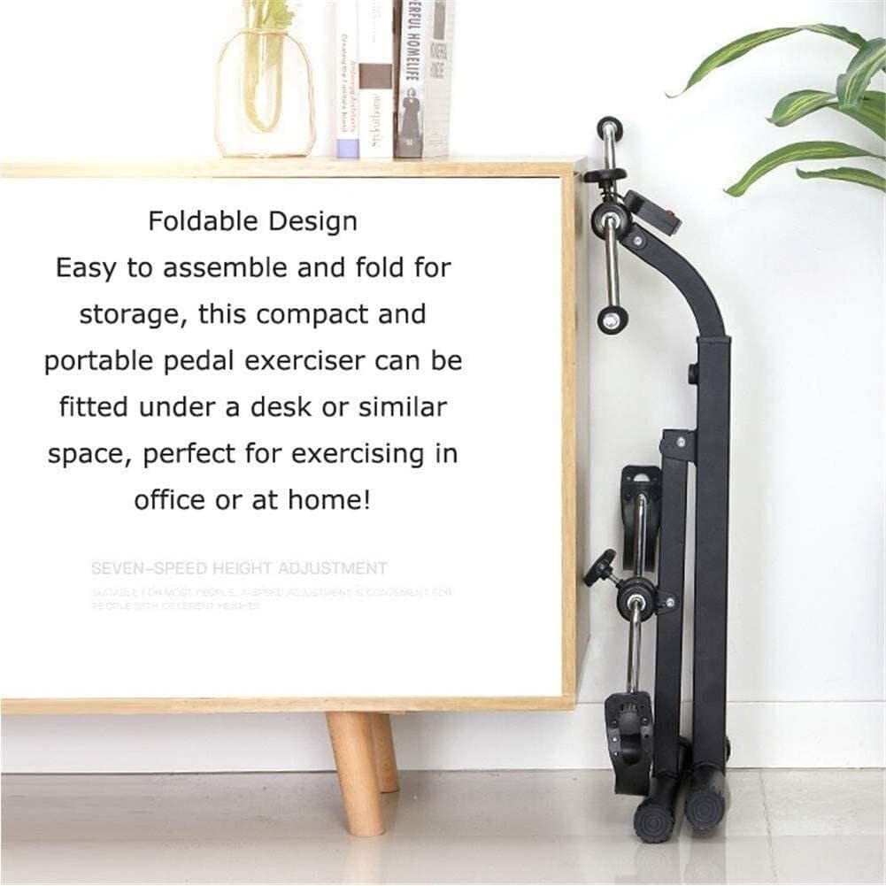 Pedale Ginnico Pieghevole per Anziani Bicicletta per Riabilitazione con Monitor LCD Attrezzature per Il Fitness per Palestre Domestiche Cyclette per Allenamento di Riabilitazione