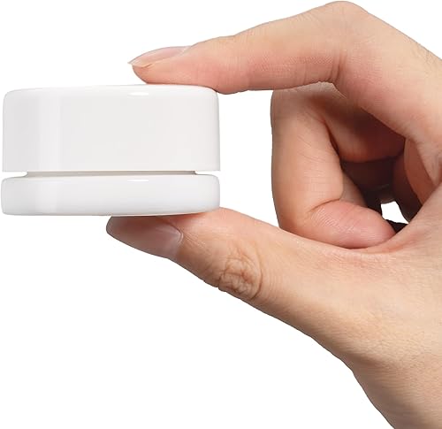 Miniatura 6 de Paquete de 200 tarros de vidrio negro de 0.3 fl oz de grosor con tapas negras resistentes a los niños, resistentes a los rayos UV, almacenamiento